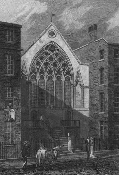 Chapel, Ely Place by John Preston Neale