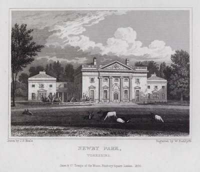 Newby Park, Yorkshire by John Preston Neale