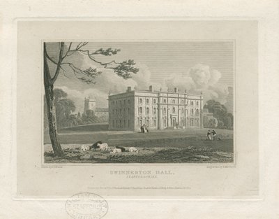 Swynnerton Hall by John Preston Neale