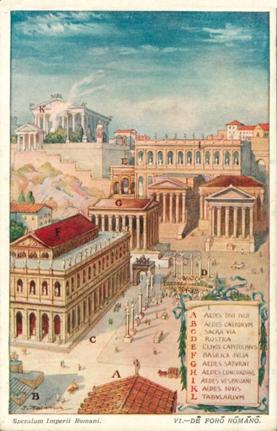 Forum Romanum, Ancient Rome by J. Williamson
