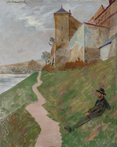 On the Hill of the Norbertine Monastery by Jacek Malczewski