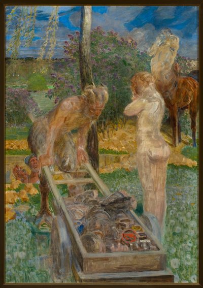 Funeral of a Little Painter by Jacek Malczewski