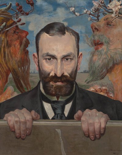 Portrait of Feliks Jasieński by Jacek Malczewski