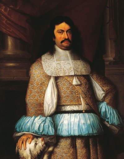 Portrait of Ranuccio II Farnese (1630-1694), Duke of Parma and Piacenza and Castro (detail) by Jacob Denys