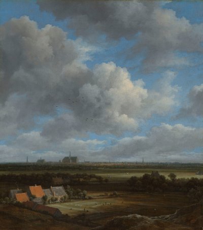 View of Haarlem from the Northwest, with the Bleaching Fields in the Foreground by Jacob van Ruisdael