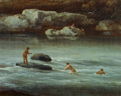 The Sunbeam by Jacob Isaaksz. or Isaacksz. van Ruisdael