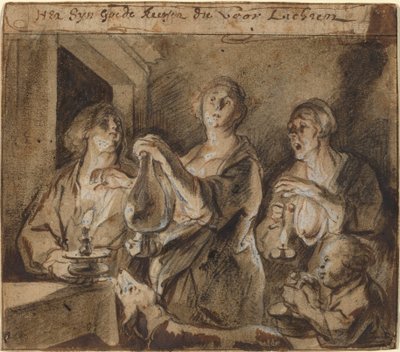 It is good candles which light the way by Jacob Jordaens
