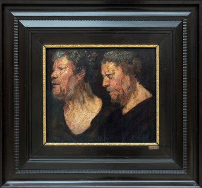 Studies of the Head of Abraham Grapheus by Jacob Jordaens
