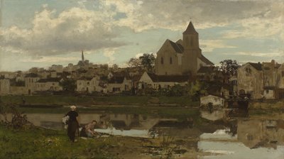 View of Montigny-sur-Loing by Jacob Maris
