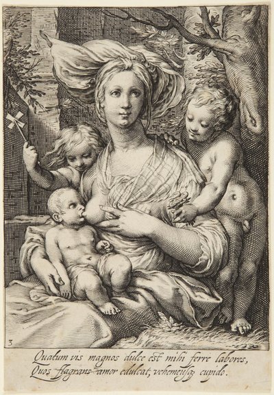 Charity by Jacob Matham