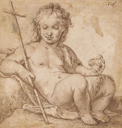 The Young John the Baptist by Jacob Matham