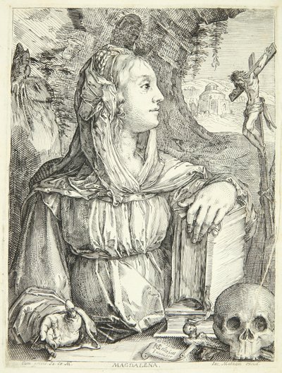 The Penitent Mary Magdalene by Jacob Matham