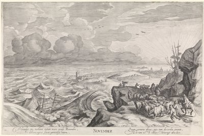 November (The Twelve Months) by Jacob Matham