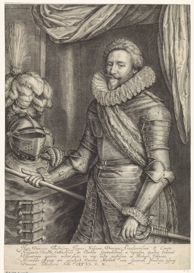 Portrait of Frederick Henry, Prince of Orange-Nassau by Jacob Matham