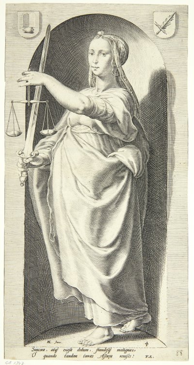 Justice by Jacob Matham
