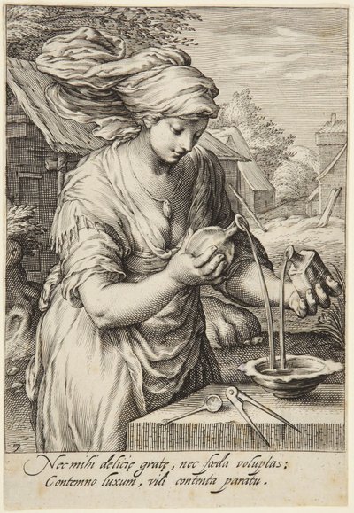 Temperance by Jacob Matham