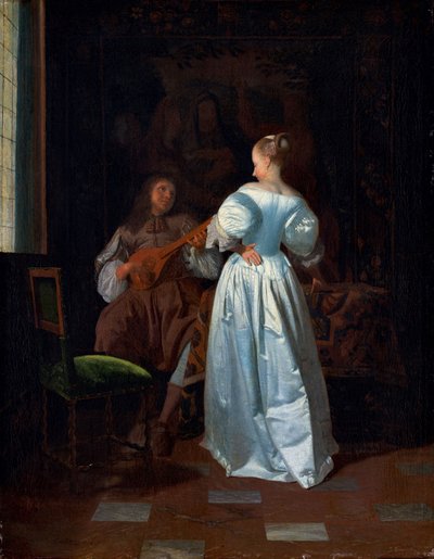 The Serenade by Jacob Ochtervelt