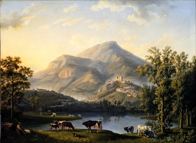 View of Itri (Landscape with a View of Itri) by Jacob Philipp Hackert