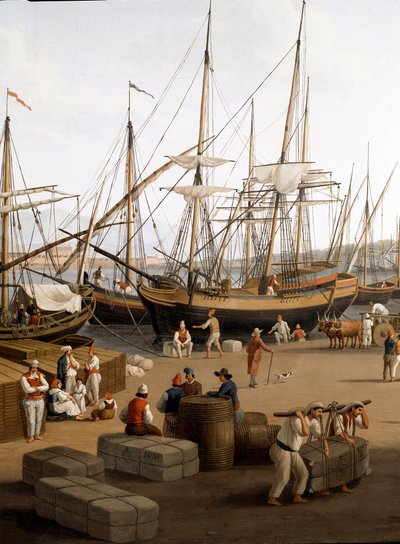 View of the port of Messina in Sicily by Jacob Philippe Hackert