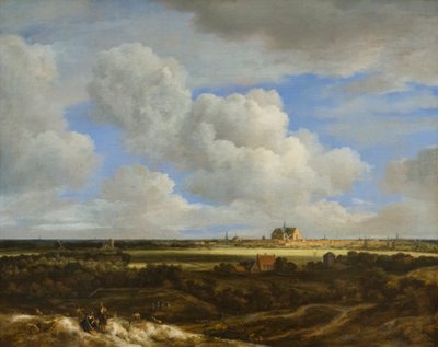 A Panoramic View of Haarlem by Jacob Salomonsz. Ruysdael