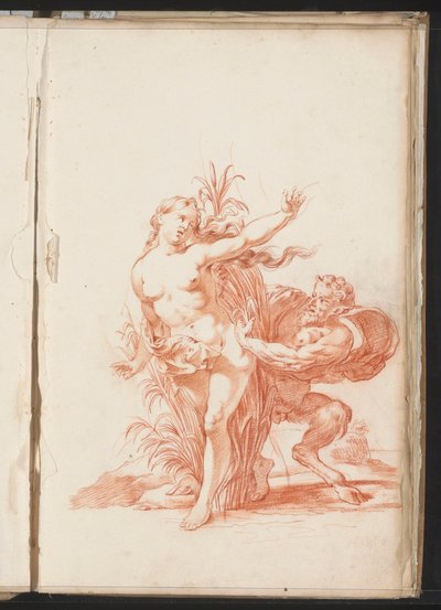 Syrinx and Pan by Jacob Toorenvliet