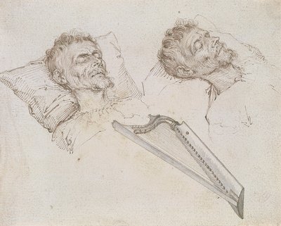 Karel van Mander on his Deathbed by Jacob de Gheyn II