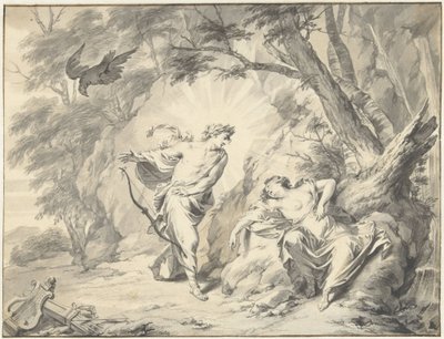 Apollo Shoots Coronis with an Arrow by Jacob de Wit