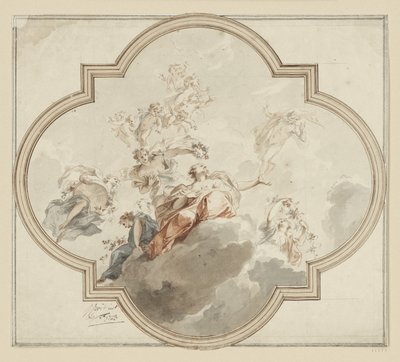 Ceiling Design: Zephyr and Flora by Jacob de Wit