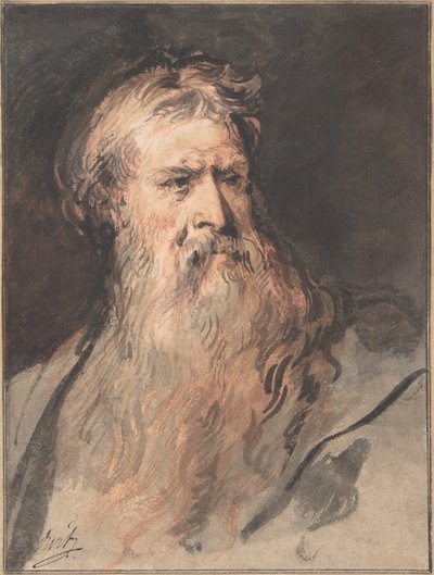 Study for the Figure of Moses by Jacob de Wit