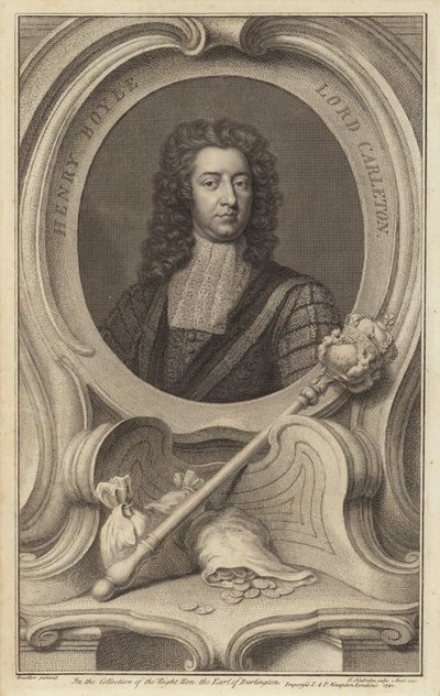 Henry Boyle, 1st Baron Carleton, Anglo-Irish Politician by Jacobus Houbraken