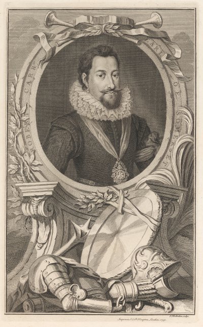 Robert Carr, Earl of Somerset by Jacobus Houbraken