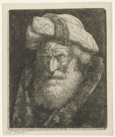 Old Man with Beard by Jacobus Ludovicus Cornet