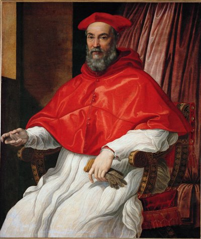 Portrait of a Cardinal by Jacopino del Conte