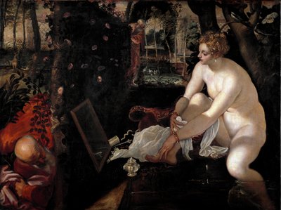Suzanne and the Elders or Suzanne in the Bath by Jacopo Robusti Tintoretto