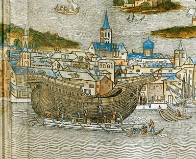 Building a Galley in a Venice Shipyard by Jacopo de