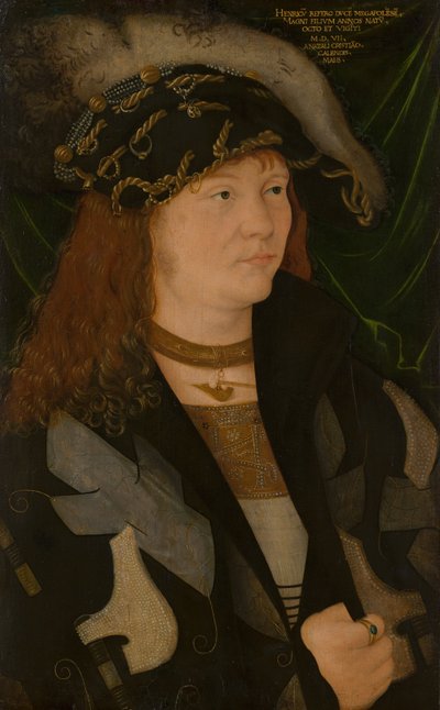 Portrait of Henri V of Mecklenburg by Jacopo de
