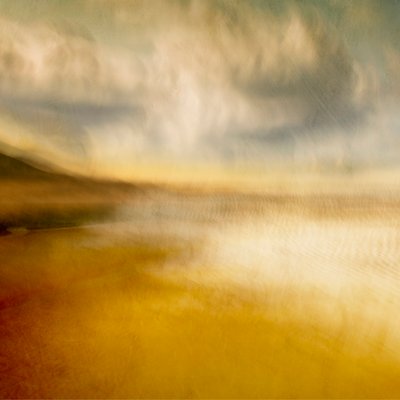 Abstract Sunset Seascape by Jacqueline van Bijnen