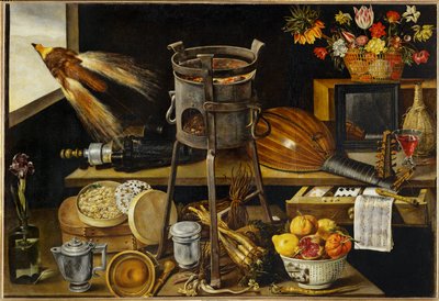 The Five Senses and the Four Elements by Jacques (attr. to) Linard