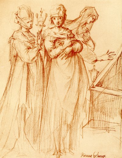 The Three Holy Women at the Tomb of Christ by Jacques Bellange