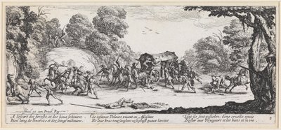 Attack on a Carriage by Jacques Callot