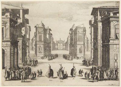 Act 1, from the series Soliman by Jacques Callot