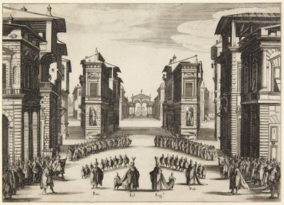 Act 2, from the Series Soliman by Jacques Callot