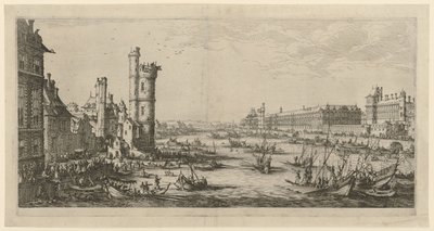 View of the Louvre, Sheet from the Series 