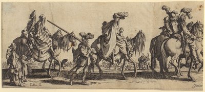 Bohemians Traveling by Jacques Callot