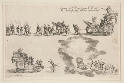 Combat at the Barrier, Entry of the Prince of Plaltzbourg by Jacques Callot