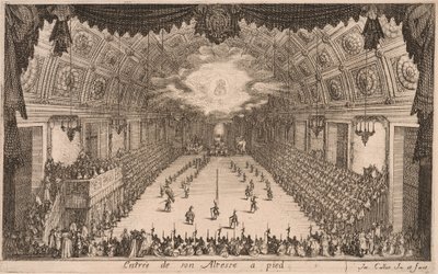Duke Charles IV Arriving on Foot, from Combat at the Barrier by Jacques Callot