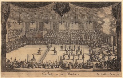 Entry of Monseigneur Henry de Lorraine, Plate 7 from the series "The Tournament" by Jacques Callot