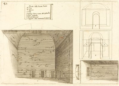 Elevation of a Passage Plan by Jacques Callot