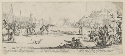 Execution, Plate 12 from the Series "Horrors of War" by Jacques Callot