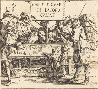 Frontispiece for "Varie Figure" by Jacques Callot